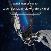 Esenlong 15W bezdrôtová nabíjačka do auta a držiak na telefón, magnetické automatické uchytenie, Qi rýchlonabíjanie 3