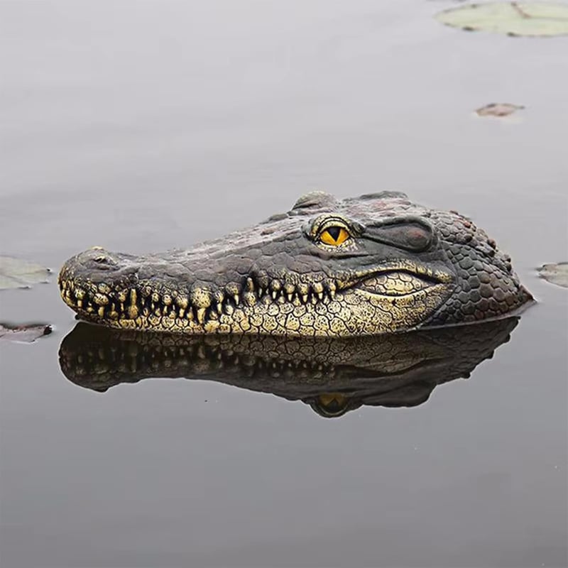 Esenlong Úszó Krokodil Dekoráció Kert Terasz Díszítéshez
