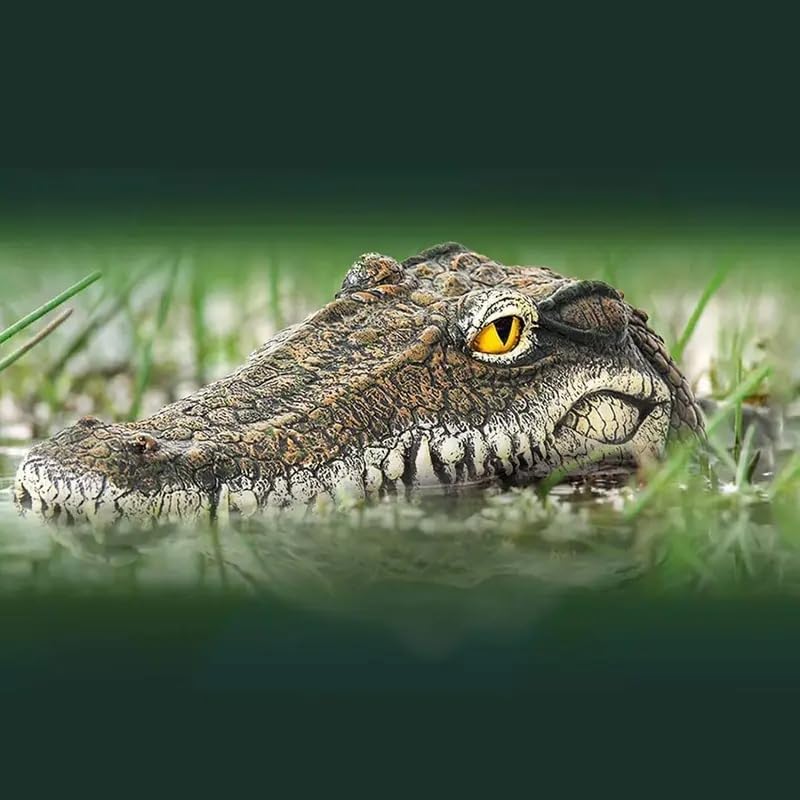 Esenlong Úszó Krokodil Dekoráció Kert Terasz Díszítéshez