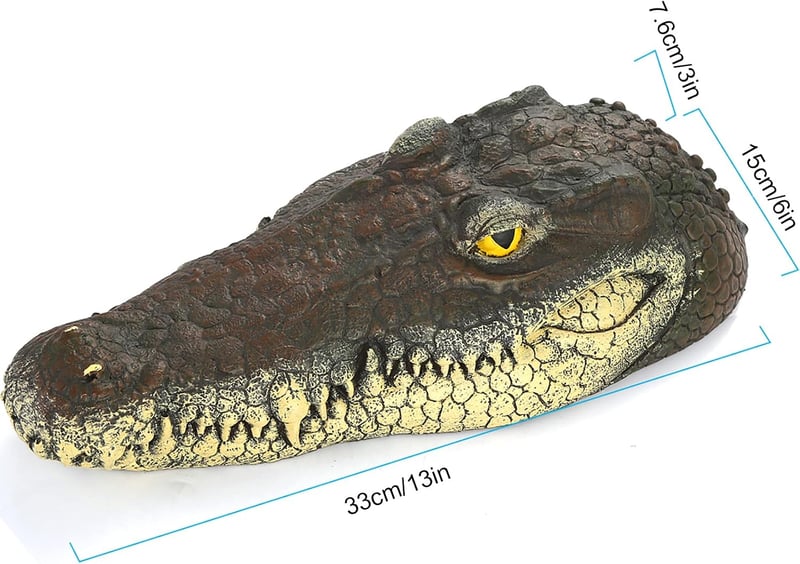 Esenlong Úszó Krokodil Dekoráció Kert Terasz Díszítéshez