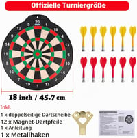 Esjay 18 inch mágneses darts tábla 12 nyíllal, gyerekeknek 2
