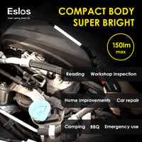 Eslas LED munkalámpa mágneses talp 3 oldalas 7 módú forgó camping szerelő 7
