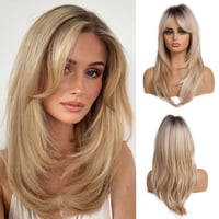 Esmee Hosszú Egyenes Szőke Paróka Sötét Tövekkel - 50 cm Hőálló Műhaj, Állítható Méret, Természetes Hatás, Napi Viseletre

AI: I need to cre 1