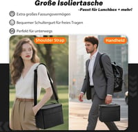 ESOHOT Elektromos Ételmelegítő 1,5L 12V/24V/220V Autóhoz Munkához 6