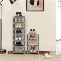 esonstyle 10 szintes fém cipőtartó szűk helyekre 10 pár cipőhöz 7