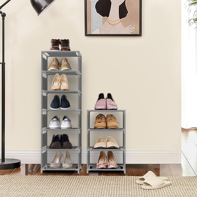 esonstyle 10 szintes fém cipőtartó szűk helyekre 10 pár cipőhöz