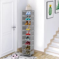 esonstyle 10 szintes fém cipőtartó szűk helyekre 10 pár cipőhöz 2