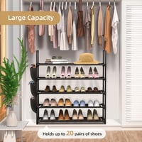 esonstyle 5 szintes cipőtartó, 20-25 pár cipő tárolására, szekrénybe és előszobába 6