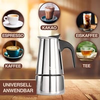 Esperanca rozsdamentes acél indukciós moka kanna, 4 csészés - 200 ml 4