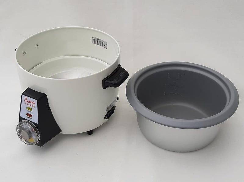ESPIDO FOOD STUFF HAMBURG Perzsa rizsfőző Tahdig ropogós rizzsel 2,2L 900W 6-10 személyre