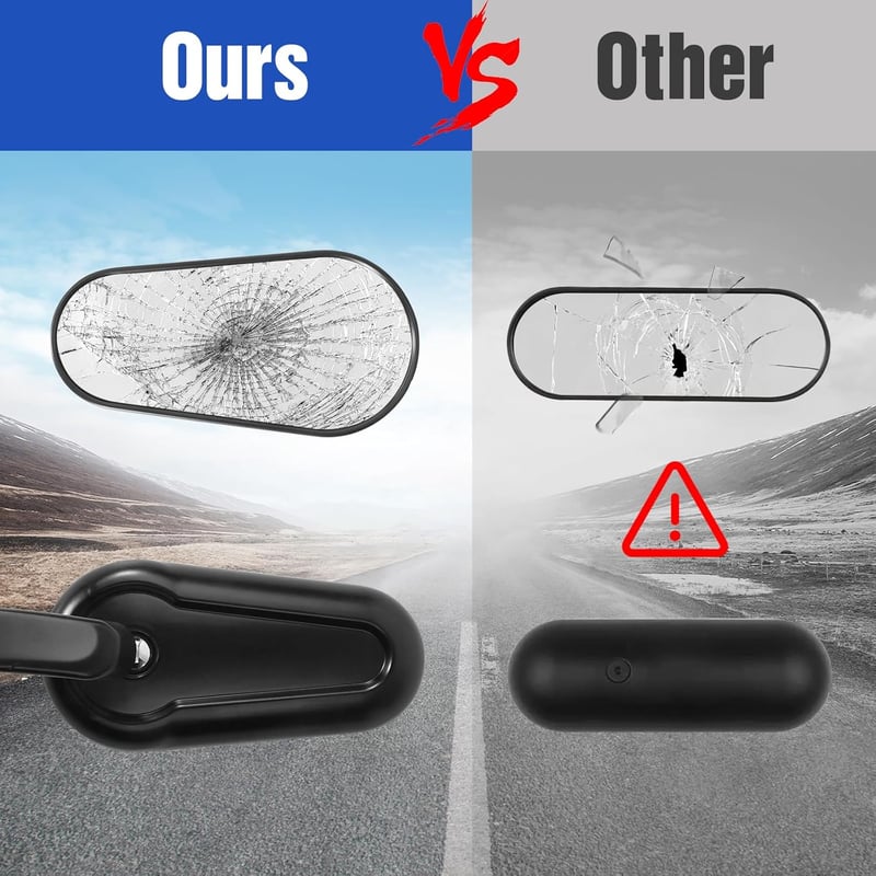 Esploratori Motorkerékpár Tükörkép 360° Forgó 22mm Kormányvég Tükör