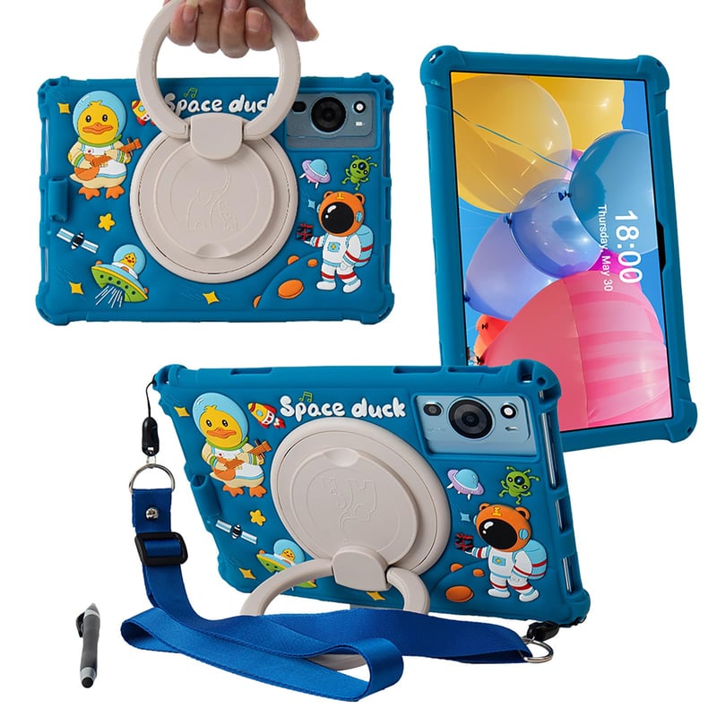 Husă universală pentru tabletă EspZanthic, 10-10,1 inch - albastru închis