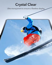 ESR 2 db Edzett Üveg Képernyővédő iPad Air 13" M3/M2 (7./6. generáció, 2025/2024) - 9H Keménység, Karcálló, Buborékmentes, HD Tisztaság, Sze 7