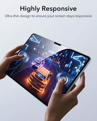ESR 2 db Edzett Üveg Képernyővédő iPad Air 13" M3/M2 (7./6. generáció, 2025/2024) - 9H Keménység, Karcálló, Buborékmentes, HD Tisztaság, Sze 6