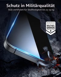 ESR 3 ks tvrdené sklo na displej pre iPhone 16 Plus a iPhone 15 Plus s inštalačným rámčekom 4