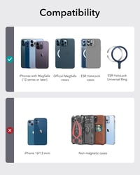 ESR Geo MagSafe pénztárca állvánnyal iPhone 17e/17/16/15/14/13/12 - barna 9