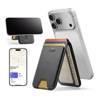 Peňaženka ESR Geo MagSafe na 5 kariet, podpora Find My, ochrana RFID, stojan, pre iPhone série 12-17, čierna 1