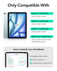 Puzdro s klávesnicou ESR pre iPad Air 11" M4/M3/M2 (2026 – 2024) – ultralahké ochranné puzdro 2