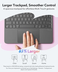 Puzdro s klávesnicou ESR pre iPad Air 11" M4/M3/M2 (2026 – 2024) – ultralahké ochranné puzdro 6