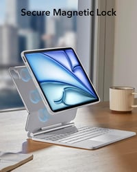 ESR iPad Air 11 hüvely billentyűzettel, mágneses állvánnyal, trackpad-del fehér 7