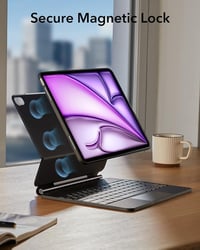 ESR iPad Air 13 hüvely billentyűzettel, mágneses állvánnyal, M2/M3, fekete 7
