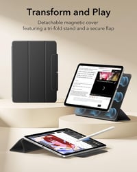 ESR Rebound mágneses tok iPad Air 13" (M2/M3/M4) és iPad Pro 12,9 készülékekhez - fekete 3