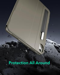 ESR iPad Air 13" M4/M3/M2 Forgó Tok Mágneses Borítóval, 9 Állási Szög, Titán 8