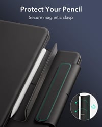 ESR iPad Pro 11 inch (M5/M4) Billentyűzetes Tok Mágneses Állvánnyal, Fekete 9