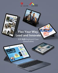 Puzdro s klávesnicou ESR pre iPad Pro 11" (M4/M5) s nastaviteľným stojanom 3