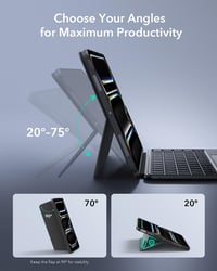 Puzdro s klávesnicou ESR pre iPad Pro 11" (M4/M5) s nastaviteľným stojanom 5