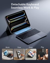 Puzdro s klávesnicou ESR pre iPad Pro 11" (M4/M5) s nastaviteľným stojanom 4