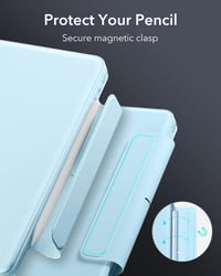 ESR iPad Pro 13 hüvely billentyűzettel, mágneses állvánnyal, kék, M5/M4 2025/2024 - blue 9