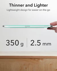 ESR iPad Pro 13 hüvely M5/M4 mágneses tartóval, vékony trifold állvánnyal, fehér - White 7