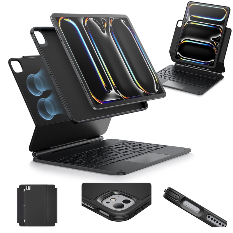 Puzdro s klávesnicou ESR pre iPad Pro 13" s viacúčelovým magnetickým stojanom