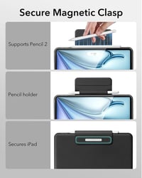 ESR Mágneses Billentyűzet Tok iPad Air 13" M3/M2 Pro 12.9 Lebegő Állvánnyal 9