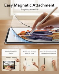 ESR Mágneses Papírhatású Képernyővédő iPad Pro 13" M5/M4-hez 4