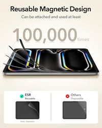 ESR Mágneses Papírhatású Képernyővédő iPad Pro 13" M5/M4-hez 6
