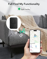 Portofel magnetic ESR cu MagSafe pentru seria iPhone 17, 16, 15, 14, 13, 12 (exclus Mini), funcție Find My, 5 compartimente pentru carduri, protecție RFID, negru 2