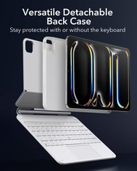 ESR Rebound 360 billentyűzetes tok iPad Pro 11 (M4, 5. gen.) fehér, mágneses állvánnyal — foltos külső borítás (állapot: lásd a 2. képet) 6