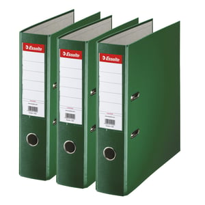 Esselte 624293 registrator 75 mm - zeleni - 3 kom