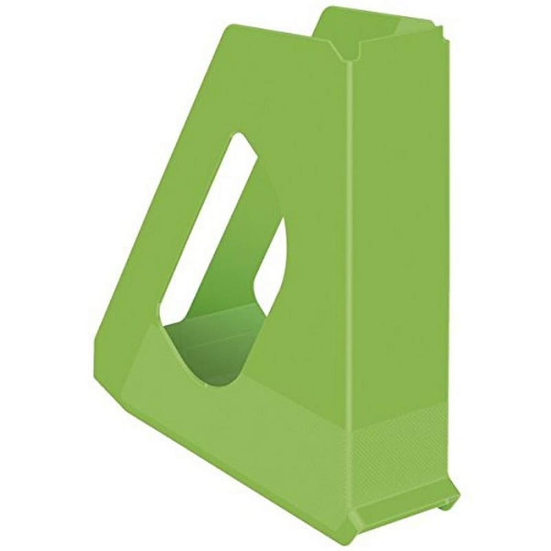 Suport pentru reviste Esselte VIVIDA Europost A4, polistiren, 68 mm, verde, organizator de birou