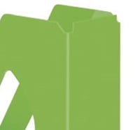 Suport pentru reviste Esselte VIVIDA Europost A4, polistiren, 68 mm, verde, organizator de birou 3