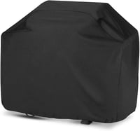 Estefanlo Grillhuzat 145x61x117 cm - Vízálló Oxford Anyagú BBQ Védőtakaró Weber, Holland, Char Broil Grillsütőkhöz - Fekete 1