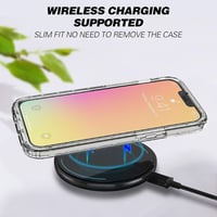 Priehľadný TPU kryt ESTH pre Google Pixel 6 Pro, 360-stupňová ochrana, nárazuvzdorný, prachotesný, krištáľovo čistý obal na telefón, outdoorové pancierové puzdro s PC rámom 7