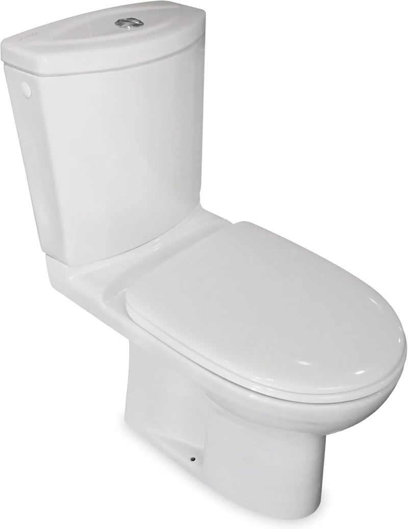 ESTOLI WC ülőke Odéon Jacob Delafon kompatibilis, rozsdamentes zsanér, fehér