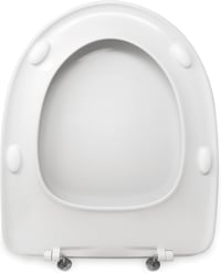 ESTOLI WC ülőke Odéon Jacob Delafon kompatibilis, rozsdamentes zsanér, fehér 5