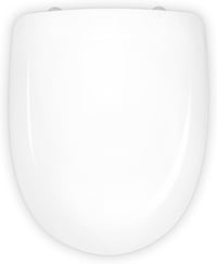 ESTOLI WC ülőke Odéon Jacob Delafon kompatibilis, rozsdamentes zsanér, fehér 1