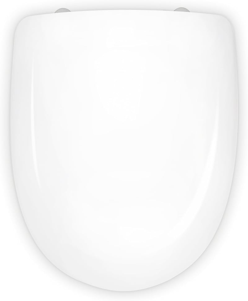ESTOLI WC ülőke Odéon Jacob Delafon kompatibilis, rozsdamentes zsanér, fehér