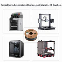 eSUN ABS+ HS vysokorýchlostný 3D tlačový filament 1,75 mm sivý 1 kg cievka 3
