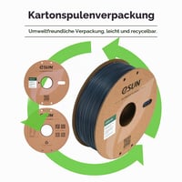 eSUN ABS+ HS vysokorýchlostný 3D tlačový filament 1,75 mm sivý 1 kg cievka 5